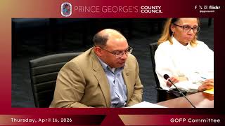 Government Operations and Fiscal Policy Committee (April 16, 2026)
