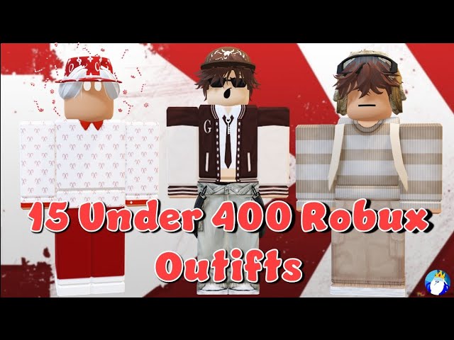 15 Roblox Outfits Under 400 Robux  Budget Cheap Roblox Outfits 