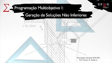 Programação Multiobjetivo: Geração de Soluções Não Inferiores