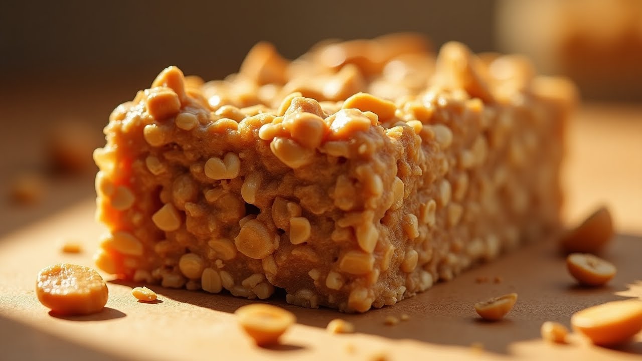 No-Bake Peanut Butter Oatmeal Bars | Perfect Energy Boosting Snack #easyrecipe #easyrecipe #tasty