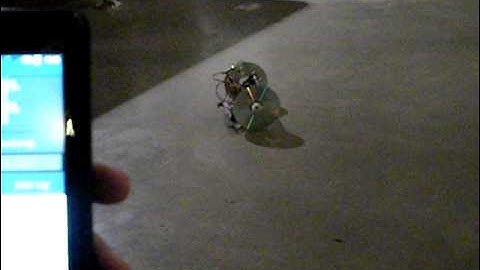 My robot controlled by Android app via bluetooth