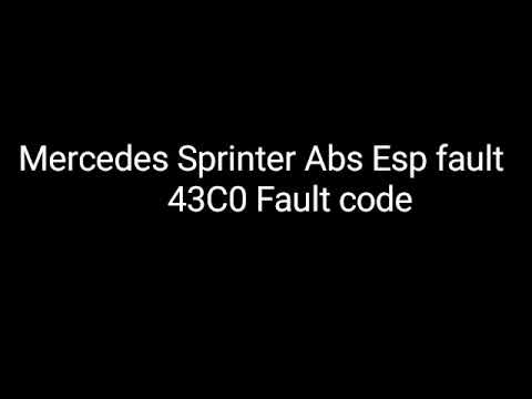 Mercedes Sprinter  ESP fault 43C0