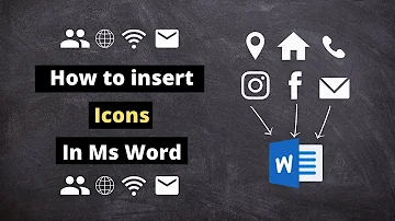 Wo finde ich bei Word Icons