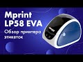 Обзор суперкомпактного принтера этикеток Mprint LP58 EVA и инструкция по использованию