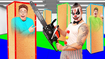 CACHE-CACHE EXTRÊME DANS LES BOÎTES EN CARTON DES CLOWNS DÉFI !