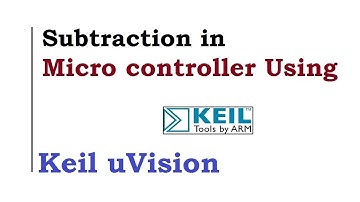 KTU | Microcontroller Lab EC 305  :  Subtraction of Numbers