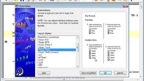 ExamView - Format a Test