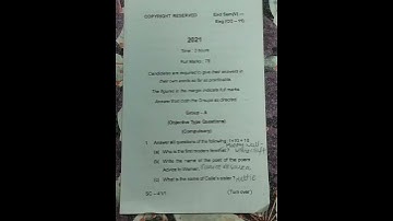 End sem5 PYQ 2021 ..Paper/CC-11,12/#ug #englishliterature #marwaricollege