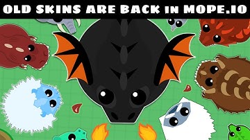 OLD SKINS ARE BACK in MOPE.IO |  I BOUGHT LEGACY PACK |