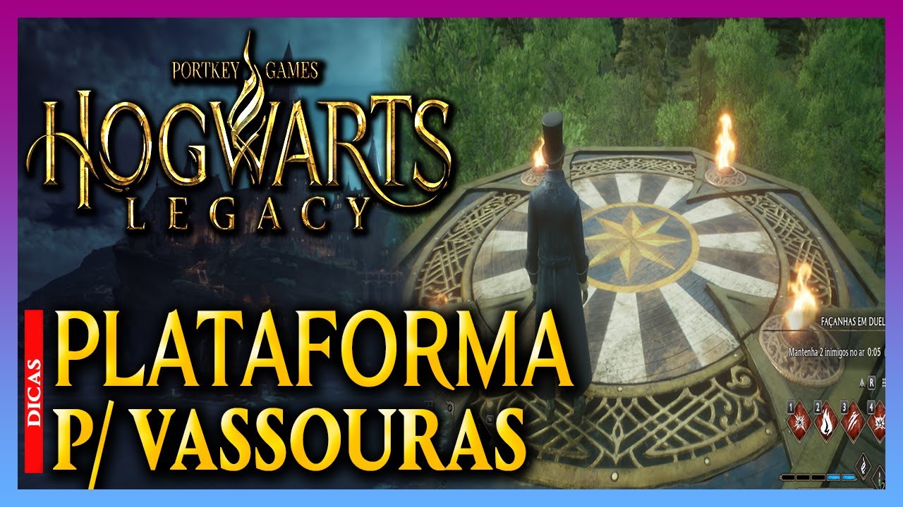 HOGWARTS LEGACY - LOCALIZAÇÃO TODAS AS PLATAFORMAS PARA VASSOURAS