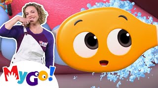 How To Use A Toothbrush! + MORE! | Blippi Wonders | MyGo! Sign Language For Kids | ASL