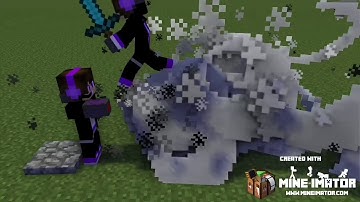 Mine-imator test animation intro Ender master