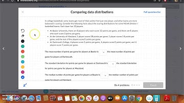 Comparing data distributions
