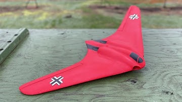 Horten 229 V3 "Red Dragon" (3s Twin 30mm EDF) Flight
