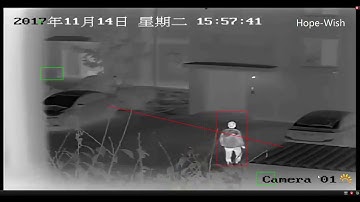 intrusion detect and alarm by infrared thermal imaging camera