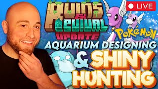 Shiny Hunting and Decorating Poke-quarium! Exploring, Mining Decorating! New Cobblemon Update 1.5!