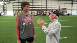 Air It Out Football Camp interview - Cooper Schilling