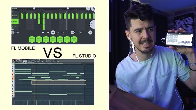 FL STUDIO MOBILE IS LIT!! (making a beat fl studio) 