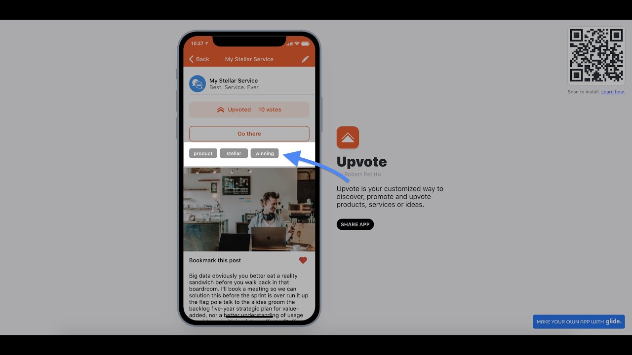 Glide: Create Searchable, Filterable and Clickable TAGS - YouTube