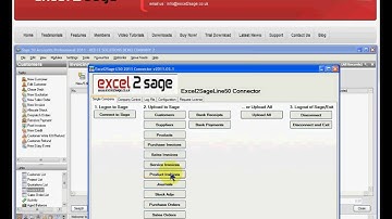 Excel2Sage: How to import Stock and Service Invoices into Sage 50 from Excel