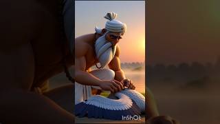 नदी किनारे घायल सारस”😭#gayal #sarash #kisan #aivideo #shots
