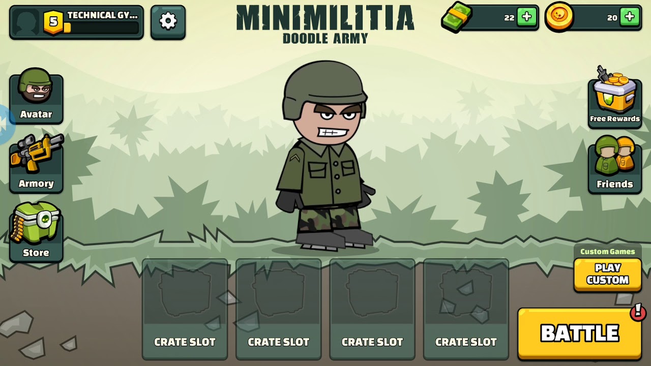 Mini Militia part 1 🔥🔥🔥 BY TECHNICAL GYANI AND GAMERZ