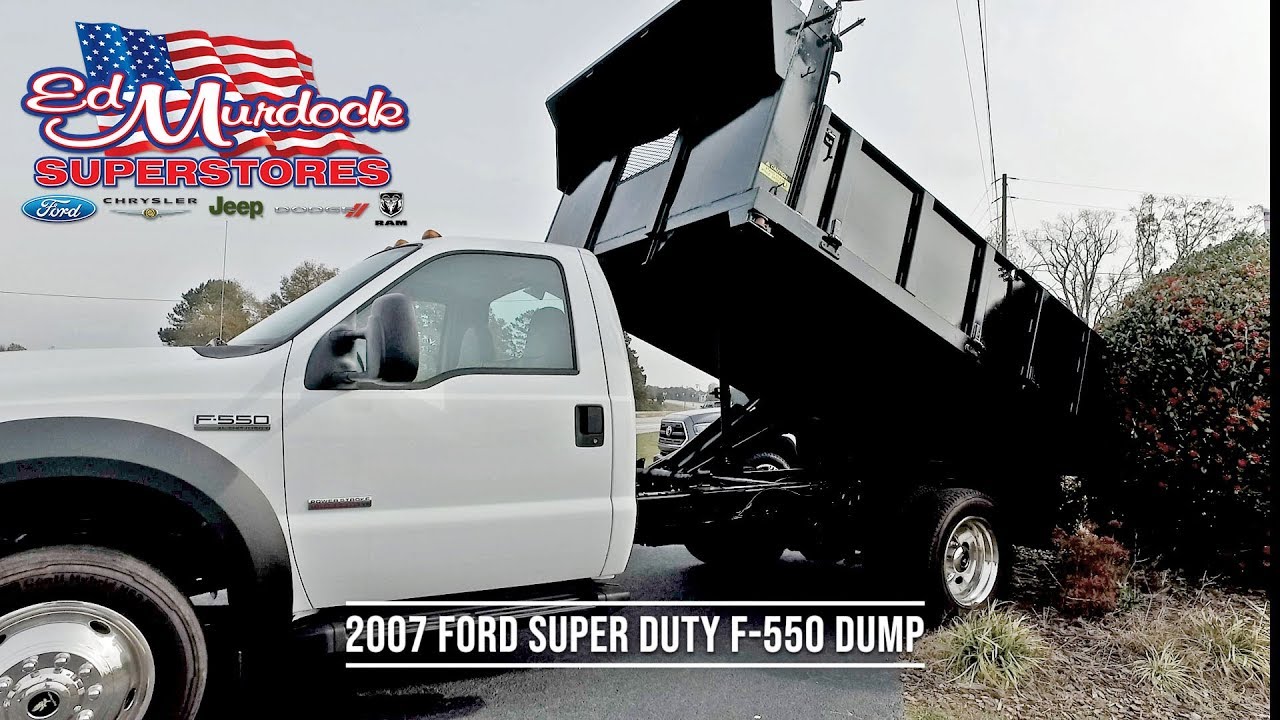 2007 Ford F550 Super Duty Dump Bed Truck at Ed Murdock Superstores