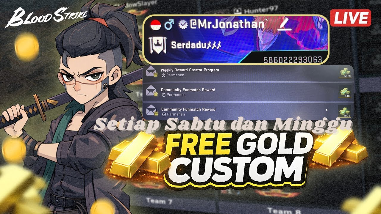 BLOOD STRIKE - CEO GOLD GRATIS SAPTU MINGGU TELAH KEMBALI #bloodstrike