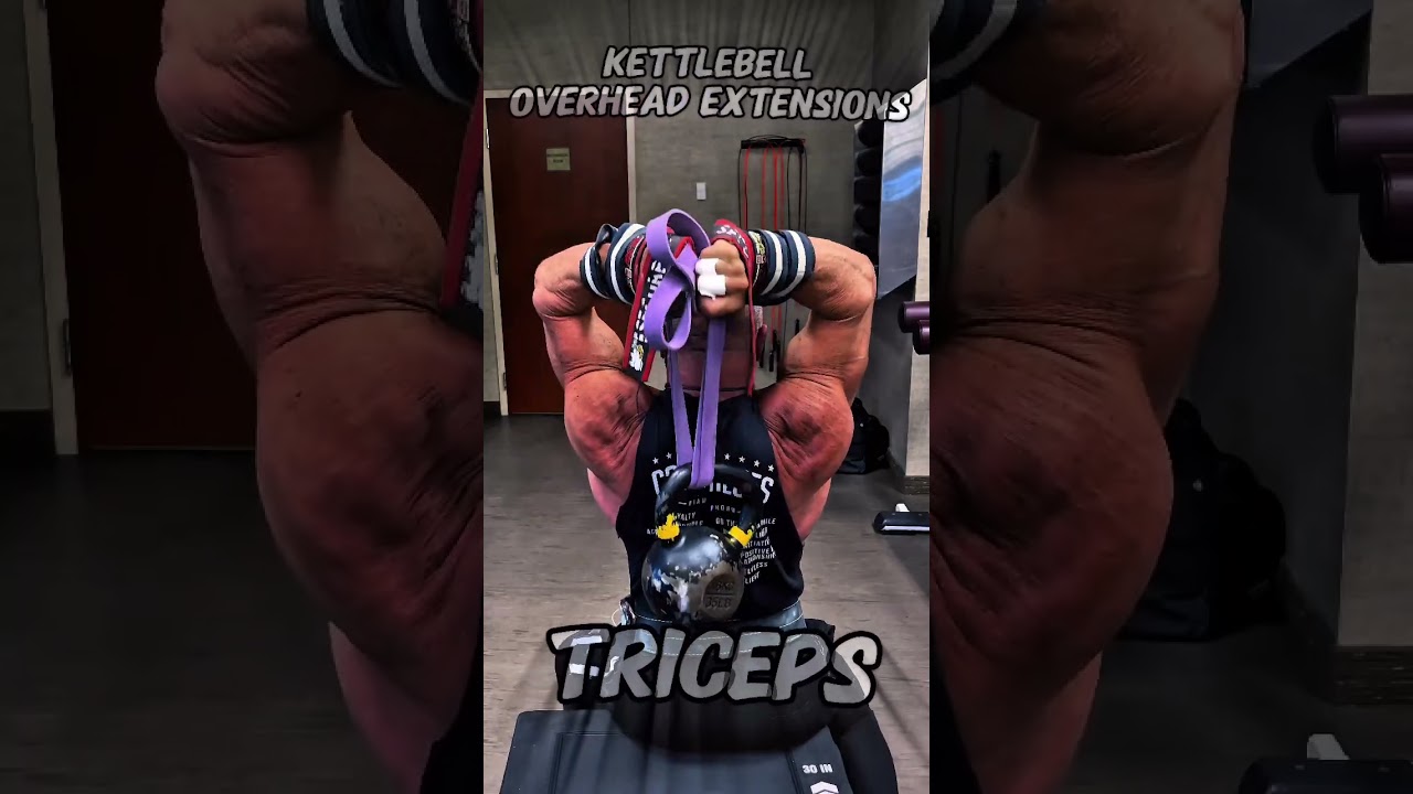 HOW TO BLAST TRICEPS WITH KETTLEBELL #workout #motivation #muscle #workouttips #exercise