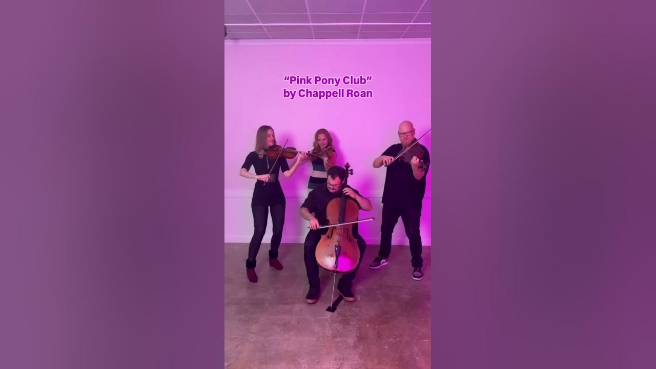 VSQ Performs "Pink Pony Club" by Chappell Roan #chappellroan #live #violin  #livemusic #popstar