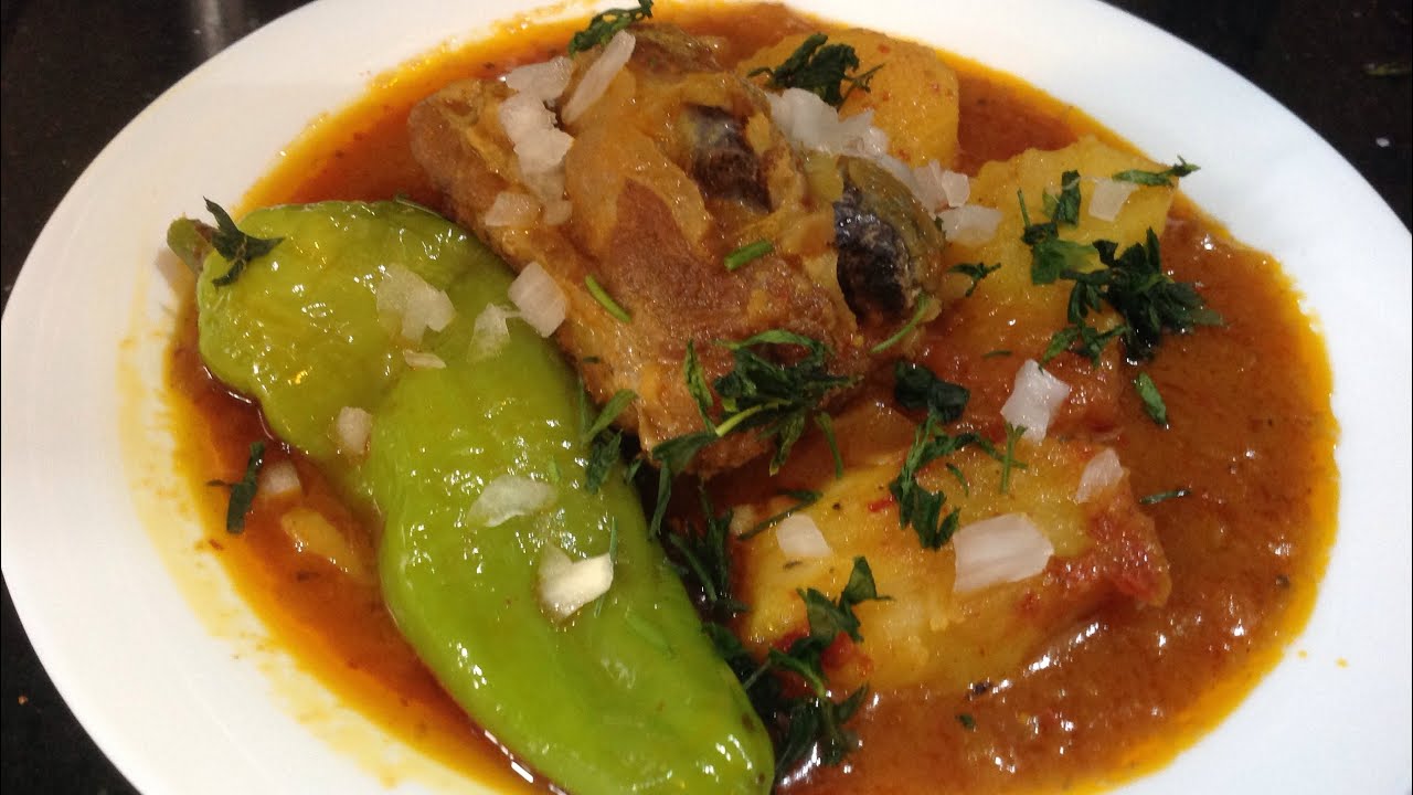MAR9ET BATATA   مرقة بطاطا تونسية بالعلوش