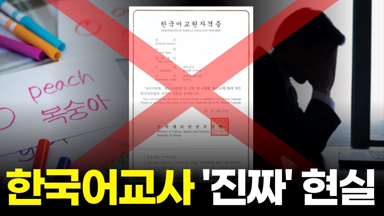 한국어교원자격증 2급 따지 마세요 (취업, 따는법, 학점은행제)