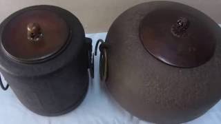 茶釜　釜　風炉釜　茶道具　骨董　アンティーク　37年の実績