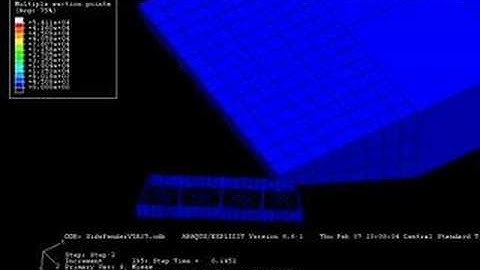 Finite Element Barge Model 4