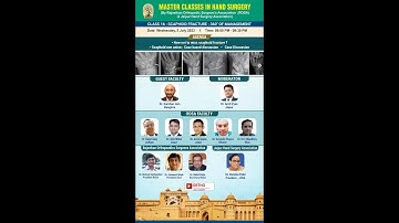 MASTER CLASSES IN HAND SURGERY by (ROSA) & (JHAS) – CLASS 16: SCAPHOID FRACTURE : 360° OF MANAGEMENT