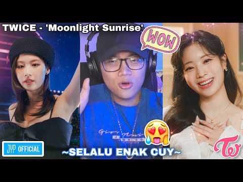 LAGUNYA GAK PERNAH GAGAL😍|| TWICE Pre-release english track "MOONLIGHT SUNRISE" M/V || REACTION