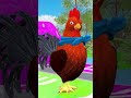 Long Slide Game with Cow Elephant Gorilla Hippopotamus Tiger 3d Animal Game Funny 3d Animals