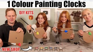 1 Colour Custom Painting Clocks *DIY Christmas Crafts + Gifts | R Studios