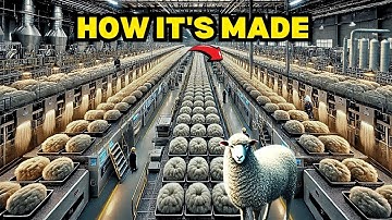 How WOOLS are made in a Factory | Wool Factory Secrets Exposed