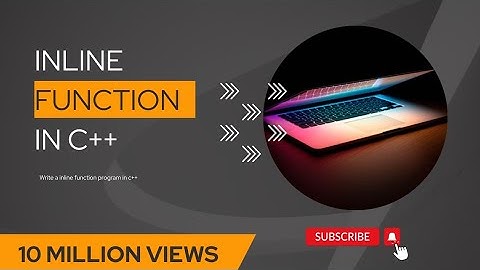 Inline function in C++ | Coding| CPP video tutorial.