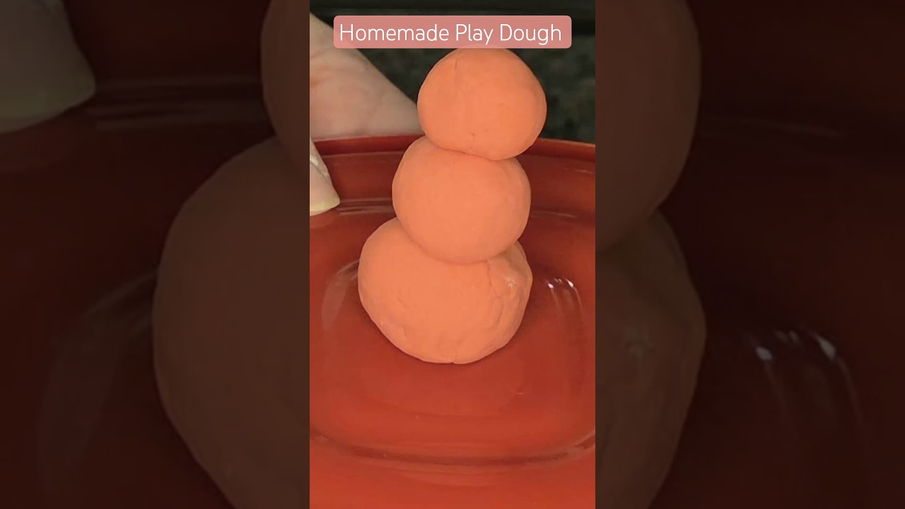 Homemade Play Dough Recipe 