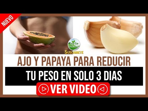 EL AJO Y LA PAPAYA SON LA SOLUCIÓN ¡REDUCE TU PESO EN 3 DÍAS CON ESTOS INGREDIENTES MILAGROSOS!