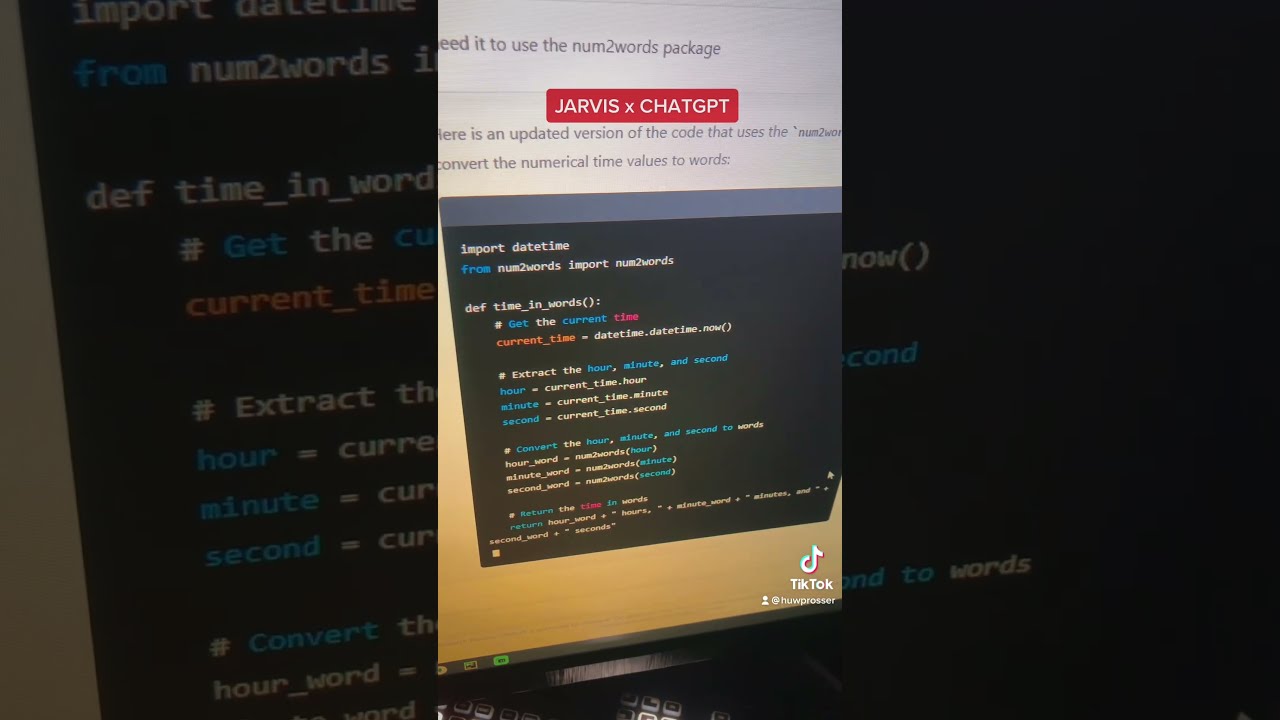 Using ChatGPT To Build JARVIS Programming Jarvis Marvel