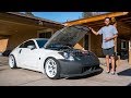 Cleaning 350z’s Engine Bay!