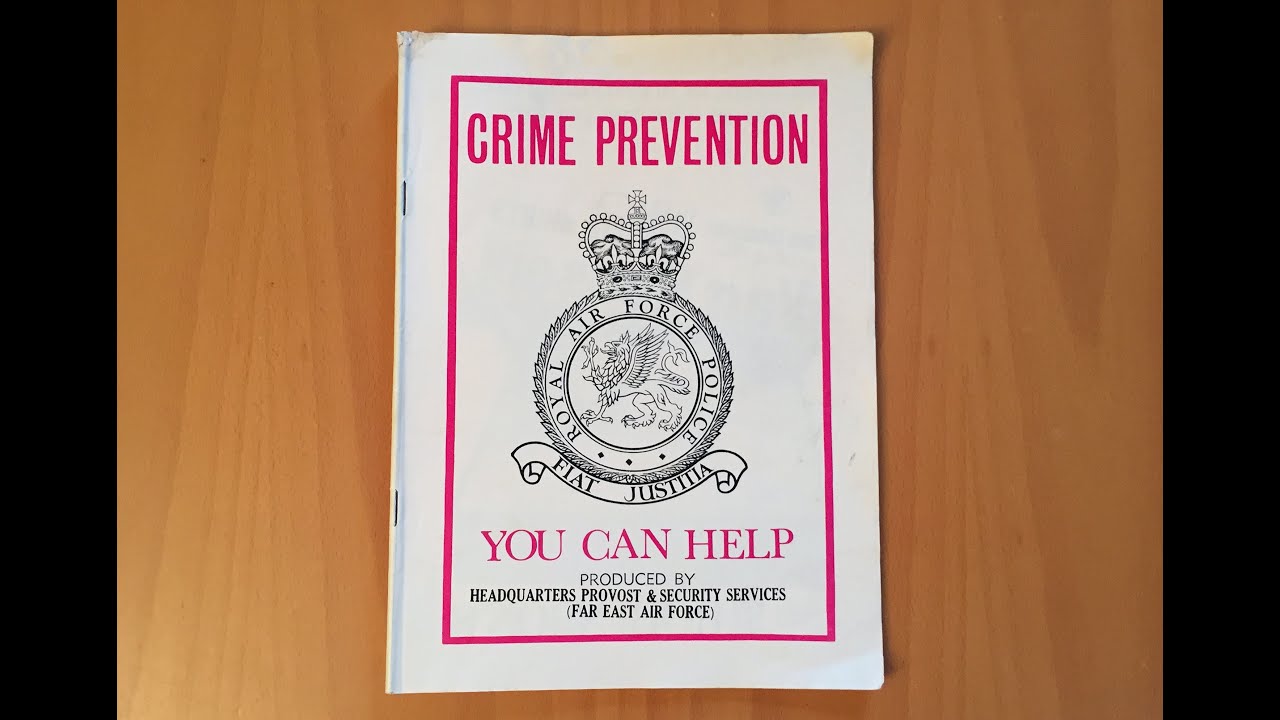 RAF Police Crime Prevention Bklt 1970, Far East Air Force, Singapore