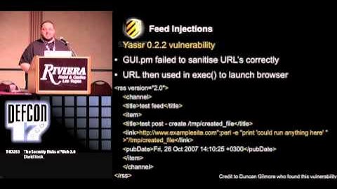 Security Ninja - DEFCON 17 Hacking Conference Part 4 of 5