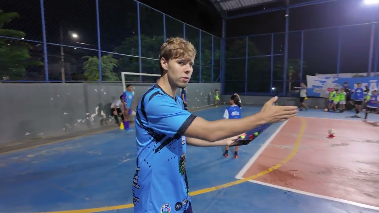 Treino preparatório para as competições