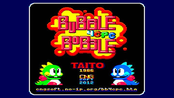 [Amstrad CPC] Bubble Bobble 4 CPC - Longplay