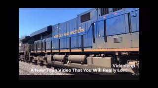 NS 18N NS 9575  Dash9 Leading Nice engineer Waving