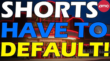 AMC SHORTS HAVE TO DEFAULT! DOWN $152 BILLION! Short Squeeze Update